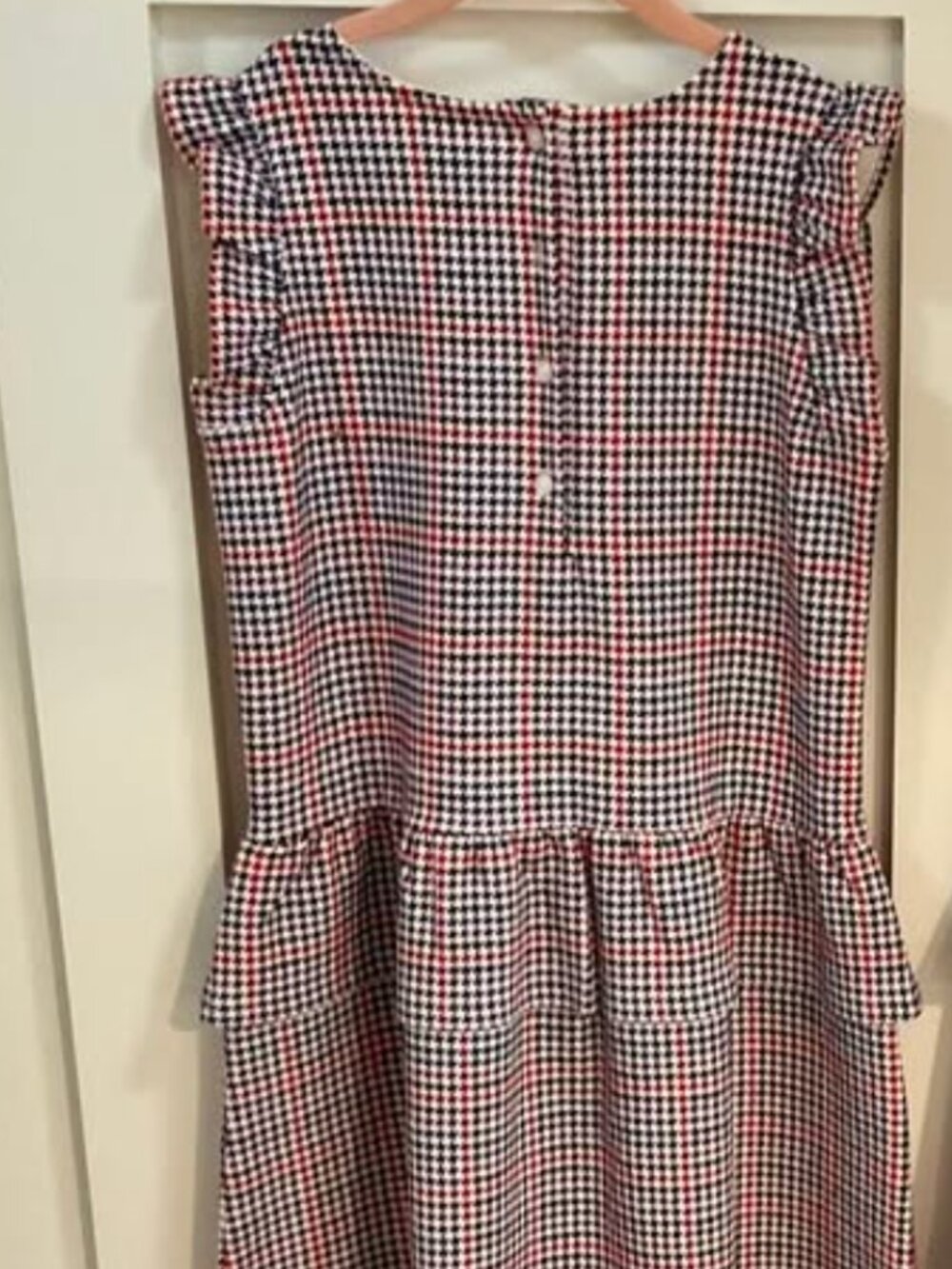 Janie and Jack Houndstooth Girls Dresses w/Ruffles, Sizes: 10 & 12, NWT - Picture 4 of 4